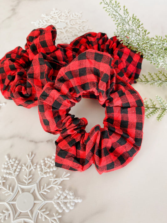 Buffalo Plaid Scrunchie