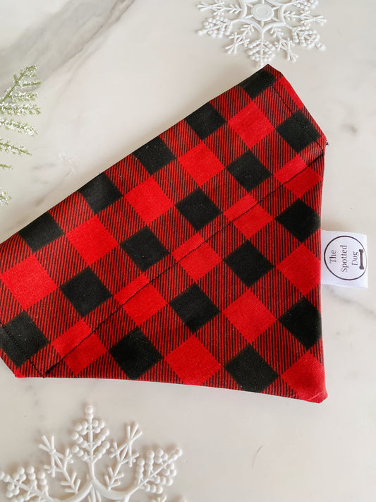 Buffalo plaid bandana