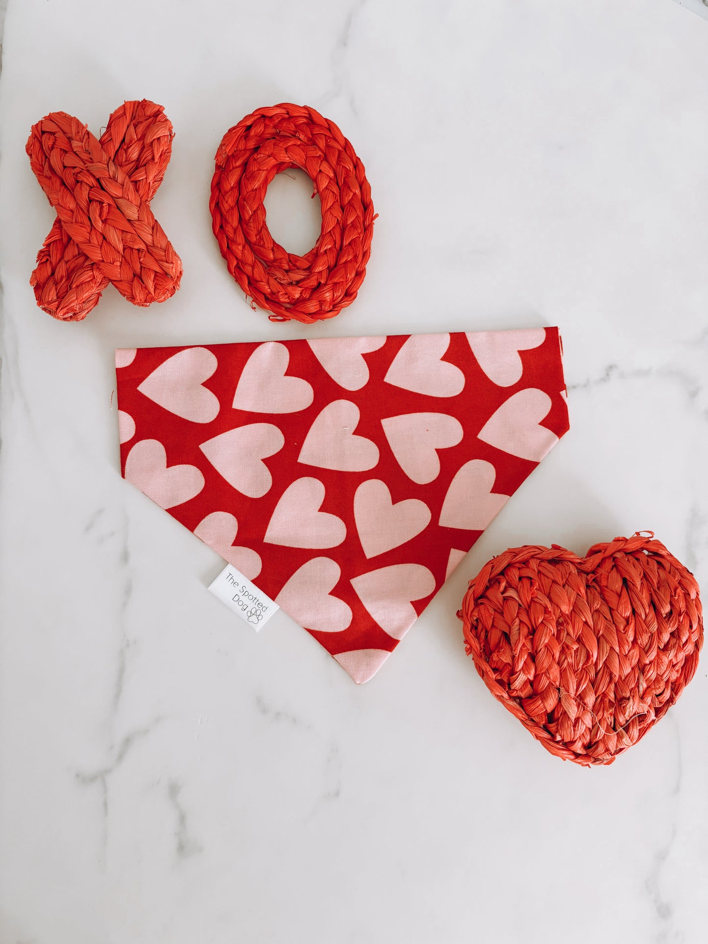 Hearts Pet Bandana